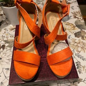 Refresh Orange High Heel Sandals